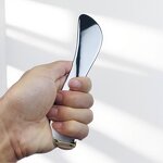 S-Shaped Stainless Steel Gua Sha - Large Metal Muscle Scraping Massage Board