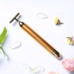 Gold Energy Beauty Bar - Hot Selling T Shape Electric Vibrating Facial Massager