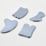 Terahertz Gua Sha Tool - Custom Logo Heart-Shaped Energy Stone Face Body Massager