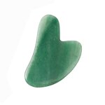 Heart Shaped Jade Gua Sha - Custom Green Body Facial Massage Tool Remote Control