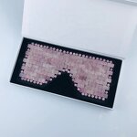 Rose Quartz Eye Mask - Custom Packaging Gua Sha Stone Sleep Beauty Eye Mask