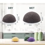 Teardrop Konjac Sponge - Natural Face Washing Cleansing Exfoliation Tool