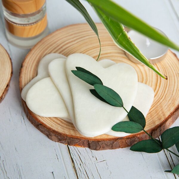 Gua Sha Tool Manufacturer - Hot Sales 3 Specifications Custom 100% Real Natural White Jade for Neck Body