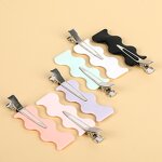 Hair Clips Manufacturer - New Shaped Creaseless Flat Barrettes for Hair Styling Salon