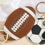 Keychain Manufacturer - Wholesale Cartoon Sports Leather Volleyball Baseball Soccer Basketball Pendants