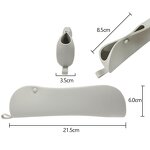 Makeup Brush Holder Manufacturer - Hot Custom Logo Portable Bpa Free Travel Silicone Organizer Case Bag