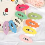 Hair Clips Manufacturer - Wholesale Cute Cloud Shaped Colorful Metal Snap Candy for Kids Teens