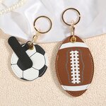 Keychain Manufacturer - Wholesale Cartoon Sports Leather Volleyball Baseball Soccer Basketball Pendants