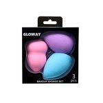 Makeup Sponge Set Manufacturer - Custom Beauty Tools 3 Pack Teardrop Gourd Slant Cut Eggs in Different Shapes