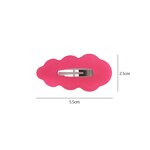 Hair Clips Manufacturer - Wholesale Cute Cloud Shaped Colorful Metal Snap Candy for Kids Teens