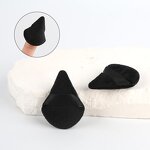 Makeup Sponge Set Manufacturer - 12Pcs Velvet Triangle Powder Puffs Soft Latex Free for Foundation Concealer