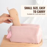 Makeup Brush Holder Manufacturer - Hot Custom Logo Portable Bpa Free Travel Silicone Organizer Case Bag