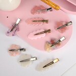 Hair Clips Manufacturer - New Non Slip Acetate Colorful Bang Flat Seamless Duckbill for Makeup