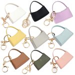 Keychain Manufacturer - New Design Leather Cute Candy Color Mini Ladies Bag Personalized Creative Gift