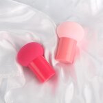 Powder Puff Set Manufacturer - New Beauty Tool Wet Dry Dual-Use 2Pcs Mushroom and Makeup Sponge