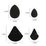Makeup Sponge Set Manufacturer - 12Pcs Velvet Triangle Powder Puffs Soft Latex Free for Foundation Concealer