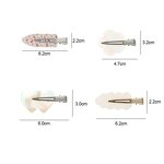 Hair Clips Manufacturer - New Non Slip Acetate Colorful Bang Flat Seamless Duckbill for Makeup