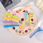 Hair Clips Manufacturer - Non-Slip 3Pcs Gradient Color Plastic Matte Duckbill for Styling Sectioning