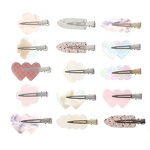 Hair Clips Manufacturer - New Non Slip Acetate Colorful Bang Flat Seamless Duckbill for Makeup