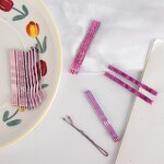 Hairpins Set Manufacturer - Hot Colorful 24Pcs Bling Metallic Barrettes Shiny Metal Bobby Pins