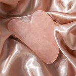 Gua Sha Stone Manufacturer - High Grade Natural Jade Stone Massage Facial Lifting Rose Quartz with Packaging