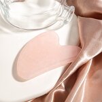 Gua Sha Stone Manufacturer - High Grade Natural Jade Stone Massage Facial Lifting Rose Quartz with Packaging