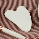 Gua Sha Tool Manufacturer - Hot Sales 3 Specifications Custom 100% Real Natural White Jade for Neck Body