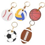 Keychain Manufacturer - Wholesale Cartoon Sports Leather Volleyball Baseball Soccer Basketball Pendants
