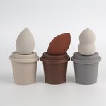 Makeup Sponge Set Manufacturer - Custom Premium Quality Multi-Colored Latex Free Blender with Coffee Cup Case