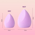 Makeup Sponge Manufacturer - Private Label Multi-Colored Dry Wet Use Pink Non Latex for Liquid Cream