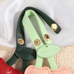 Keychain Manufacturer - PU Leather Colorful Simulation Fruit Sweet Cute Cherry Pendant for Girls