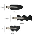 Hair Clips Manufacturer - New Shaped Creaseless Flat Barrettes for Hair Styling Salon