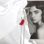 Keychain Manufacturer - Wholesale Customize Acrylic Photo Frame Charms Clear Blank Picture with Tassels