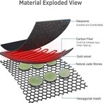 Jade Tourmaline Heating Pad - Far Infrared Electric Stone Therapy Massage Mattress