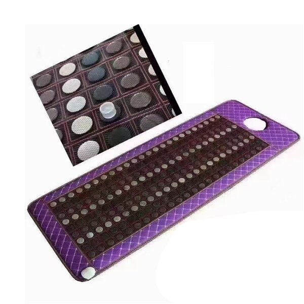 Jade Tourmaline Heating Pad - Far Infrared Electric Stone Therapy Massage Mattress