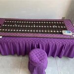 Jade Tourmaline Heating Pad - Far Infrared Electric Stone Therapy Massage Mattress