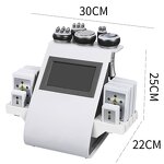 6 in 1 Cavitation Machine - 2023 Hot Sale 40k Ultrasonic Vacuum RF Weight Loss Tool