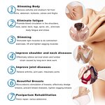 Dual Channel Tens Machine - New EMS Russian Heat Physiotherapy Muscle Stimulation Tool