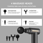 Mini 4 Head Fascia Gun - 2024 New Rechargeable Deep Tissue Muscle Massager