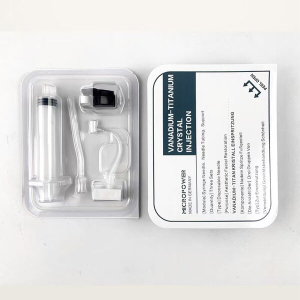 No Needle Meso Gun - 25D Vanadium Titanium Crystal Disposable Photon Skin Care Tool