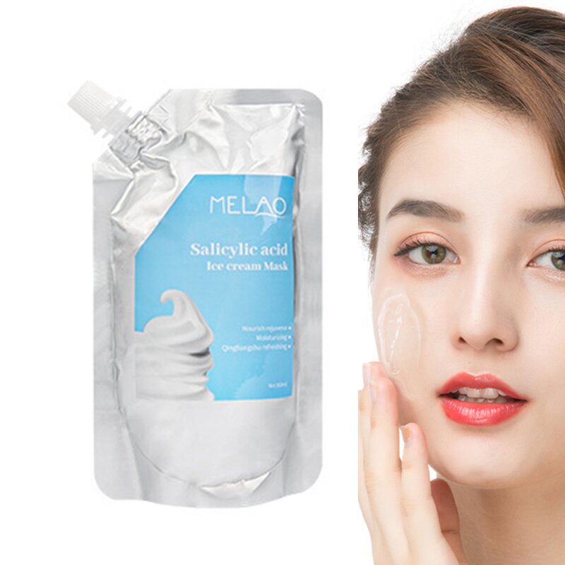 Salicylic Acid Facial Mask - OEM Private Label Repairing Soothing Anti Acne Ice Cream Mask