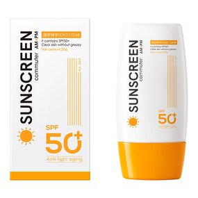 SPF 50 Sunscreen Cream - Hot Sale 48g Custom UV Protection Face Body Lotion