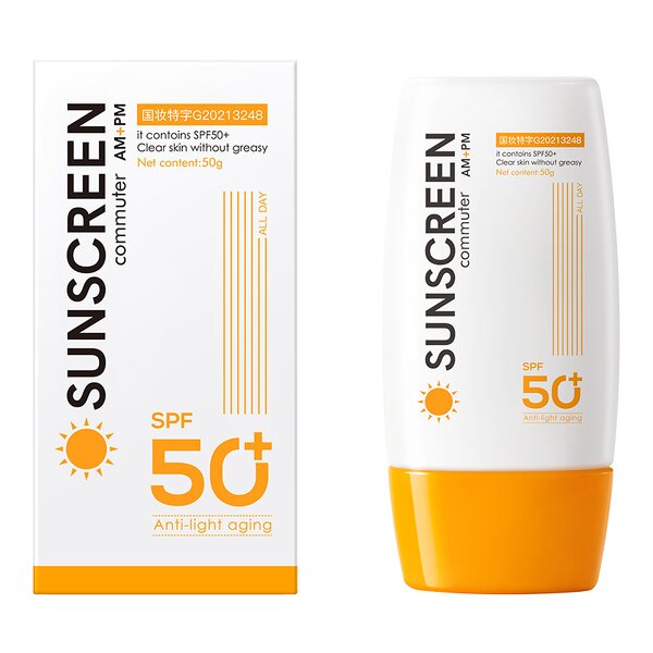 SPF 50 Sunscreen Cream - Hot Sale 48g Custom UV Protection Face Body Lotion