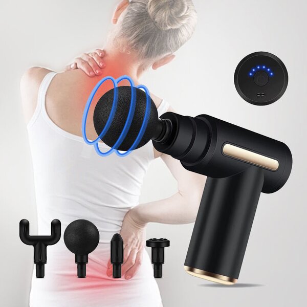 Wireless Fascia Gun - Mini Smart High Speed Deep Tissue Body Muscle Massager