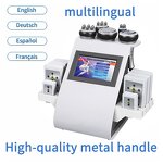 6 in 1 Cavitation Machine - 2023 Hot Sale 40k Ultrasonic Vacuum RF Weight Loss Tool