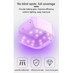 Nail Lamp Manufacturer - High Quality Quick-Drying UV LED 48 W Ice Sun Light With 3 Timers Custom