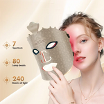 LED Facial Mask Manufacturer - 2025 Newest Flexible Silicone 7-Color Red Light for Anti-Aging