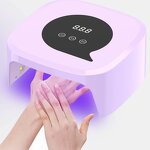 Nail Lamp Manufacturer - High Quality Quick-Drying UV LED 48 W Ice Sun Light With 3 Timers Custom