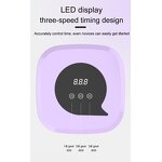 Nail Lamp Manufacturer - High Quality Quick-Drying UV LED 48 W Ice Sun Light With 3 Timers Custom