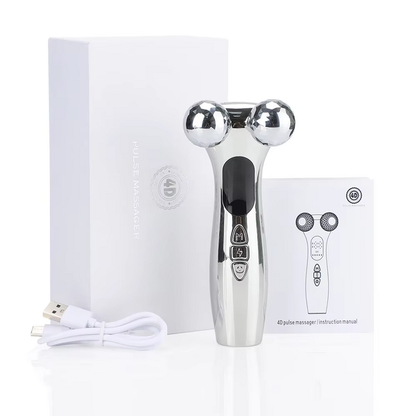 4D Massager Manufacturer - Skin Firming Low Frequency Pulse Neck Lift Facial Slimming Rechargeable Portable
